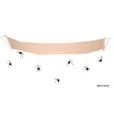 Halloween: Plafond decoratie met spinnen 